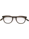 Garrett Leight 'kinney' Glasses In Brown