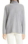 Eileen Fisher Merino Wool Turtleneck Sweater In Moon