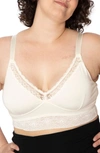 Anaono Post-surgery Delilah Lounge Pocketed Bralette In Ivory
