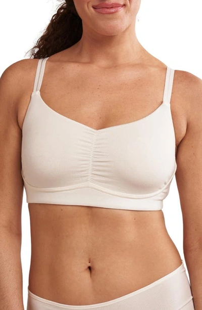 Anaono Monica Full Coverage Post-surgery Pocketed Wireless Bra In Ivory