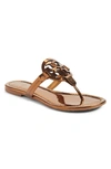 Tory Burch Miller Flip Flop In Brass