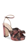 Loeffler Randall Pleated Platform Sandal - Atterley In Floral