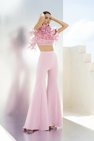 Jean Louis Sabaji Cotton Candy Pink Two Piece Outfit