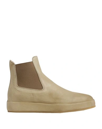Fear Of God Chelsea Wrapped Leather Boots In Grey