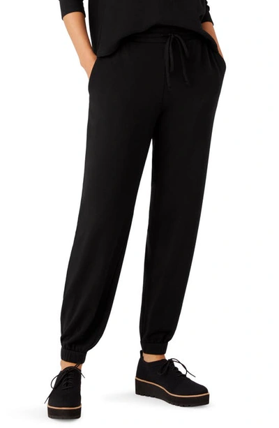 Eileen Fisher Ankle Joggers In Black