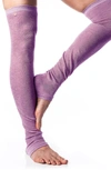 Arebesk Leg Warmers In Lavender