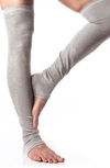 Arebesk Leg Warmers In Light Gray