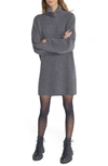 Favorite Daughter The St. James Wool & Cashmere Blend Turtleneck Sweater Dress In London Fog
