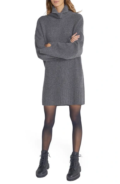Favorite Daughter The St. James Wool & Cashmere Blend Turtleneck Sweater Dress In London Fog