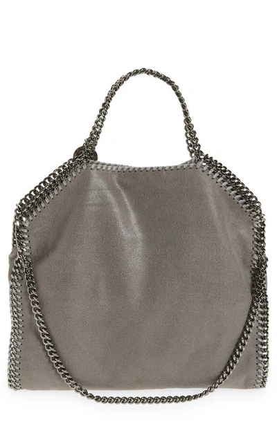 Stella Mccartney Falabella Small Tote Bag In Grigio