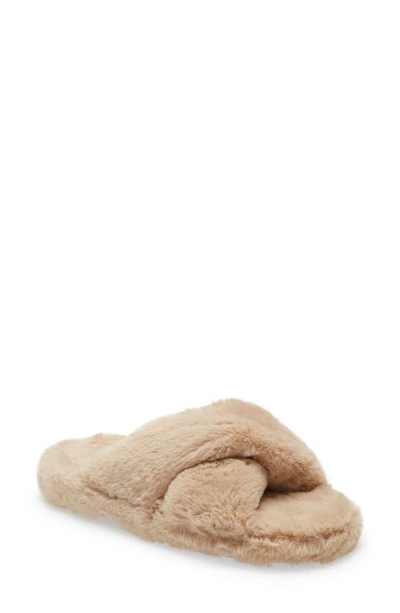 Ted Baker Lopply Crossover Slippers In Cream-white