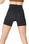 Item M6 Beauty High Waist Midi Shaping Shorts In Black