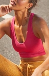 Free People Fp Movement Free Throw Crop Tank In Passion Fruit