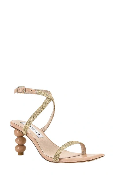 Caverley Jamie Ankle Strap Sandal In Natural