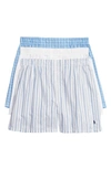 Polo Ralph Lauren 3-pack Cotton Boxers In White/jarv