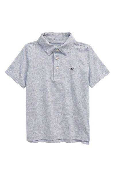 Vineyard Vines Kids' St. Jean Stripe Sankaty Performance Polo In Stripe Ham