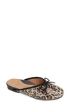 Gentle Souls By Kenneth Cole Eugene Bow Mule In Natural Leopard Leather