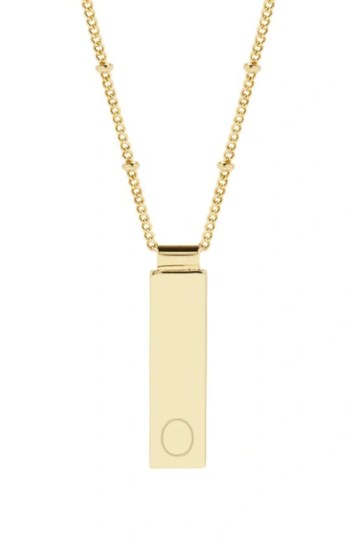 Brook & York Maisie Initial Pendant Necklace In Gold O