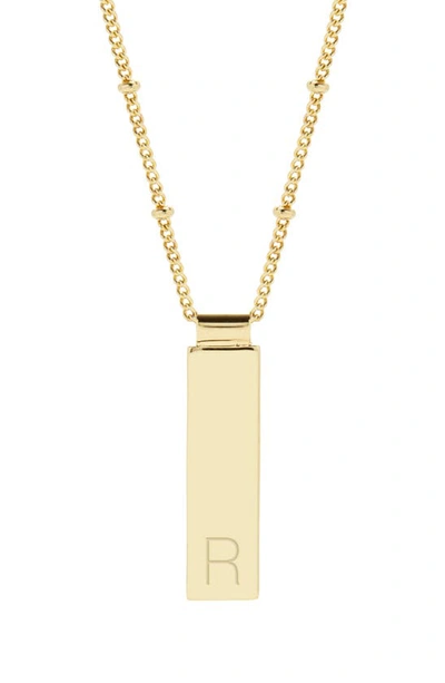 Brook & York Maisie Initial Pendant Necklace In Gold R