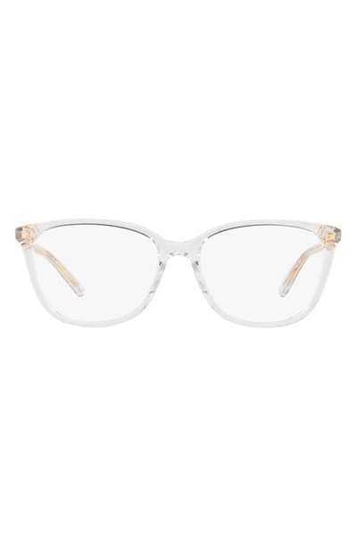Michael Kors 55m Cat Eye Optical Glasses In Clear