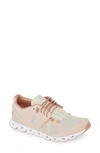 On Shoes Cloud Running Shoe In Rose/ Sand
