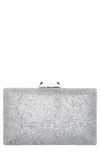 Nina Desyre Crystal Minaudiere In Silver