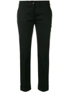 Etro Woman Crepe Slim-leg Pants Black