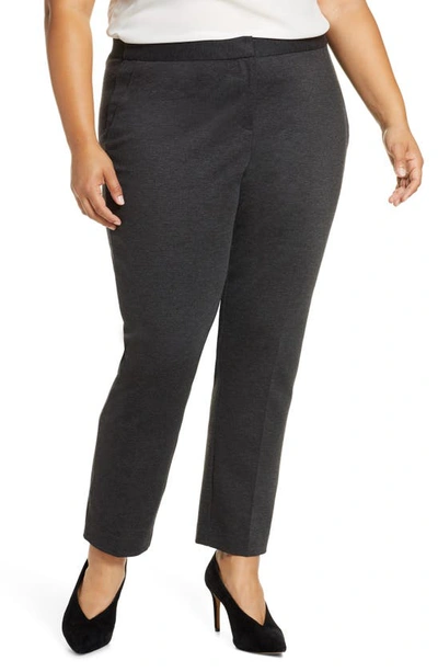 Vince Camuto Ankle Skinny Ponte Pants In Dk Grey Heather