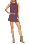 Ramy Brook Paris Blouson Minidress In Raisin