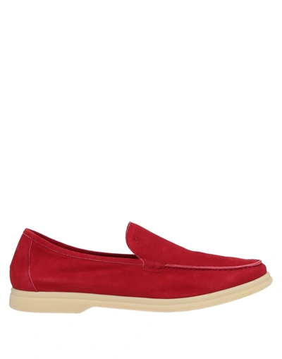 Andrea Ventura Firenze Loafers In Red