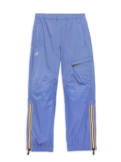 K-way Little Kid's & Kid's Edgard Weather-proof Pants In Pastel Blue