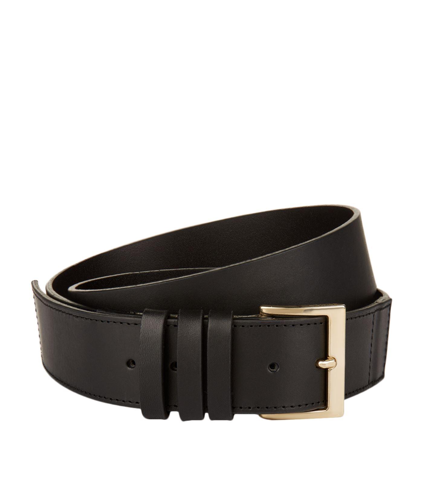 Balmain Leather Belt In Black | ModeSens