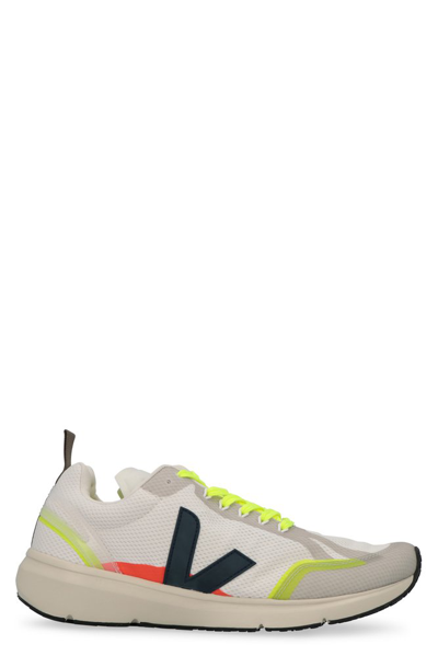 Veja Condor 2 Sneakers In White Fabric In White Nautico Multico