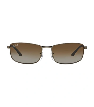 Ray Ban Brushed Aluminium Sunglasses