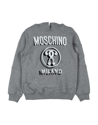 Moschino Teen Kids' Sweatshirts In Grey
