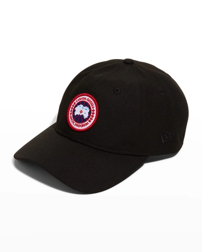 Canada Goose Men's Arctic Disc Adjustable Baseball Cap In Black