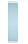 Loro Piana Cashmere Sciarpa Grande Fringe-trim Scarf In Sky Blue