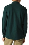Lacoste Long Sleeve Polo In Green