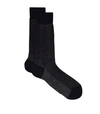 Pantherella 'vintage Collection - Blenheim' Merino Wool Blend Socks In Navy