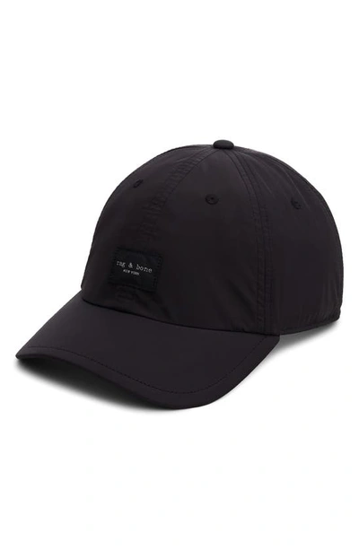 Rag & Bone Addison Baseball Cap In Black