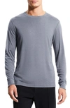 Theory Essential Anemone Long Sleeve T-shirt In Sleet Blue