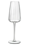 Luigi Bormioli Optica Set Of 4 Sparkling Wine Flutes
