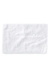 Coyuchi Shag Organic Cotton Bath Rug In Alpine White