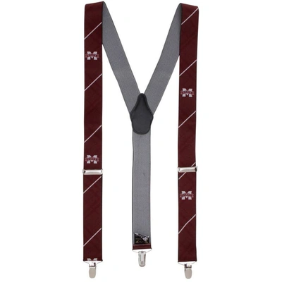 Eagles Wings Men's Maroon Mississippi State Bulldogs Suspenders