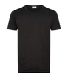 Zimmerli 172 Pure Comfort Round Neck T-shirt In Black