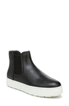 Vince Warren Water Resistant Genuine Shearling Lined Sneaker Boot In Black
