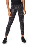 Sweaty Betty Power Pocket Workout Leggings In Black Confetti Print