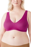 True & Co. True Body Lift Full V-neck Bralette In Purple Thistle