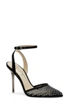 Jessica Simpson Pirrie Translucent Pump In Clear Black