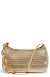 House Of Want Newbie Vegan Leather Shoulder Bag In Soft Gold